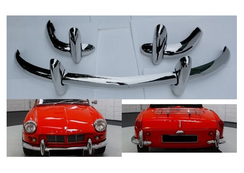 Triumph Spitfire MK1, MK2, GT6 MK1 (1962-1968) bumpers. - 1/5