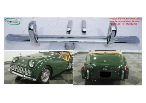 Triumph TR3A (1957–1962) bumpers. - 1/4