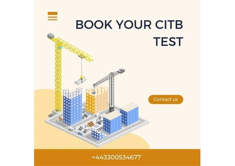 Book your CITB Test - Reliable Services Available!