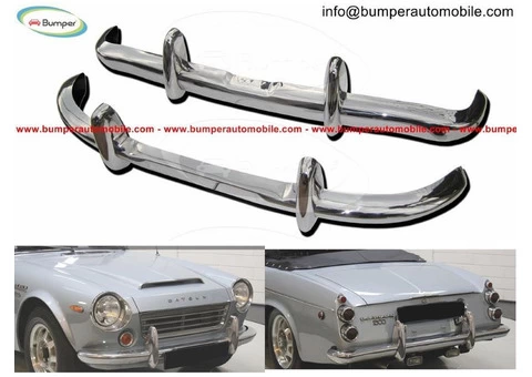 Datsun Fairlady bumper with over riders (1962-1970)