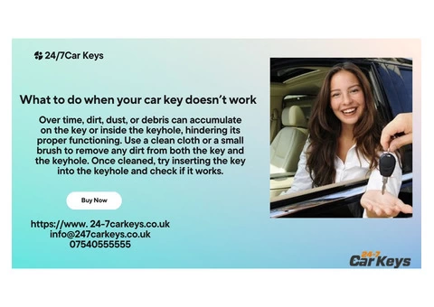 What to do when your car key doesn’t work