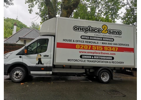 Man and Van in Hertforshire – Your Local Removal Service - 1/5