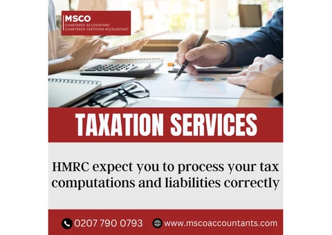 Efficient Taxation Services London: MSCO Accountants