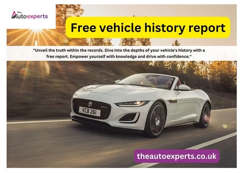 Free vehicle history report