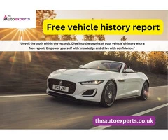 Free vehicle history report
