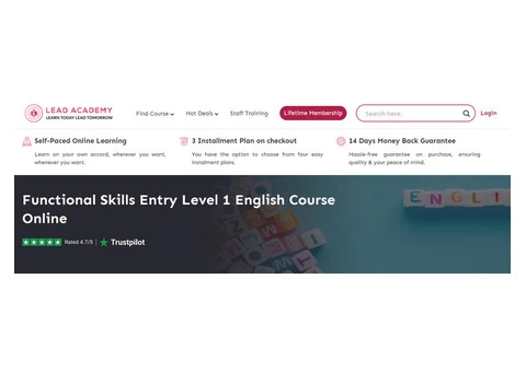 Achieve Language Success: Discover our Online Functional Skills Entry Level 1 English Course - 3/5