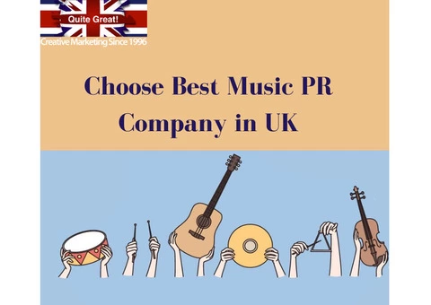 Choose Best Music PR Company in UK