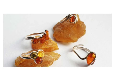 The Best Place to Buy Amber And Silver Rings - 1/4