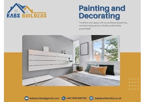Professional Painting and Decorating Services In UK