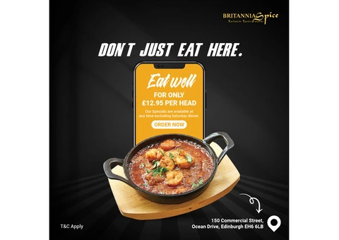 Gourmet Food with The Britannia Spice