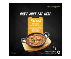 Gourmet Food with The Britannia Spice