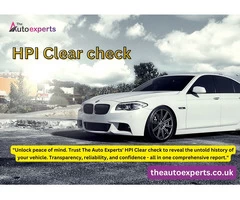HPI Clear check