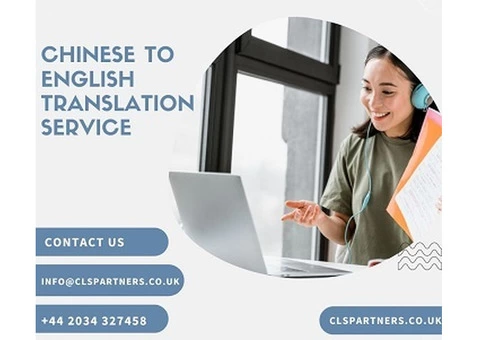 Chinese to English Translation Services
