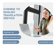 Chinese to English Translation Services