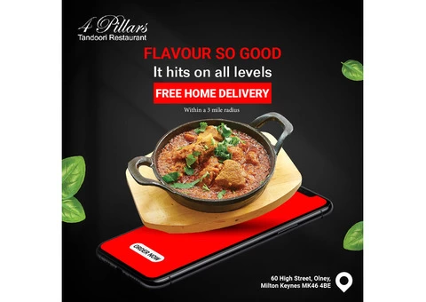 The 4 Pillars Tandoori Restaurant | indian restaurant near me