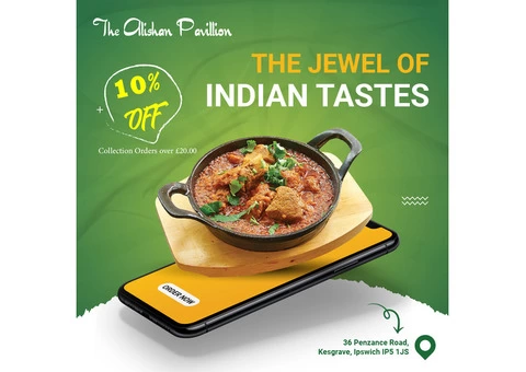 Alishan Pavillion | For Collection Orders Over £20, Receive 10% Off