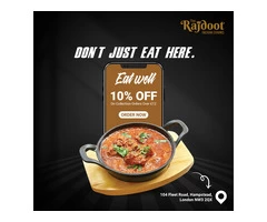 The Rajdoot | 10% Discount On Orders Over £12(Collection Only)