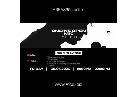 Online Open Mic - 1/4