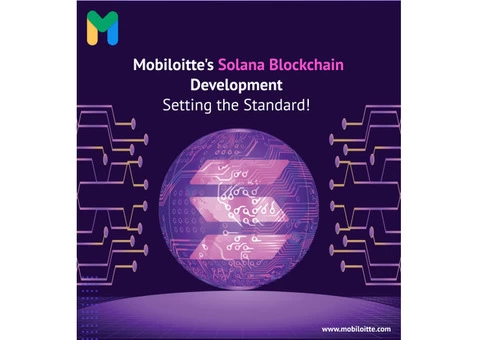 Discover the Potential of Solana Blockchain with Mobiloitte's Expertise