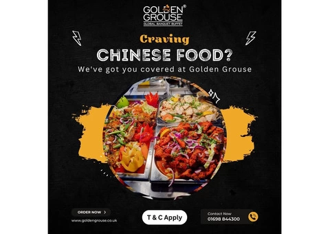 At Golden Grouse We Offers Delicious Chinese Buffet