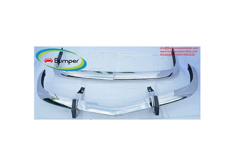 BMW 2000 CS bumpers (1965-1969) by stainless steel - 3/3