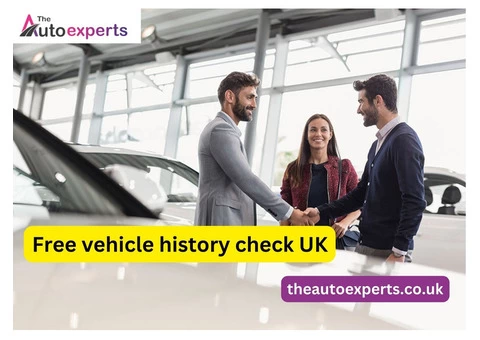 Free vehicle history check