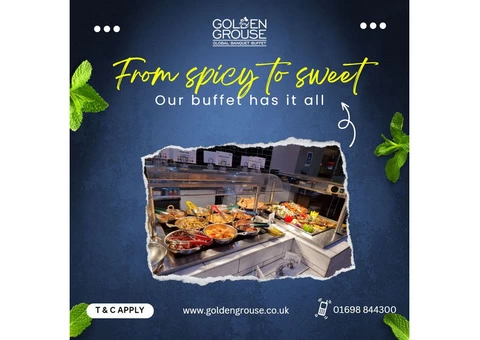 Visit Golden Grouse and Try Our Multicuisine Buffet