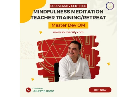 Soulversity Certified Meditation Teacher Training/Retreat - 1/4