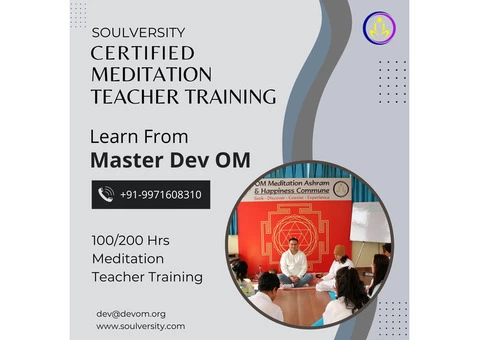 Soulversity Certified Meditation Teacher Training/Retreat - 2/4