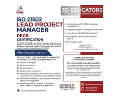 PECB Canada's ISO 21502 certification