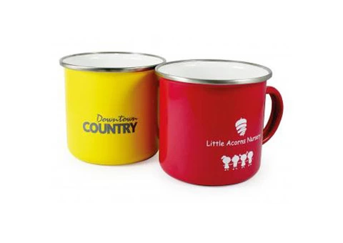 Enamel Colour Coat Mug