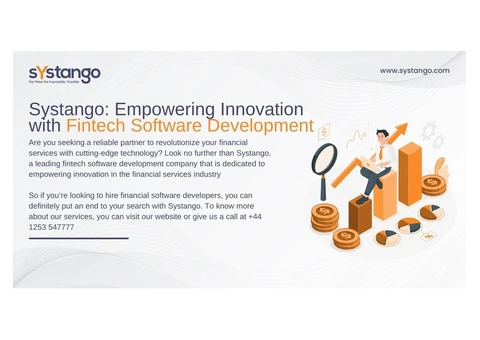Systango: Empowering Innovation with Fintech Software Development