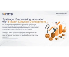 Systango: Empowering Innovation with Fintech Software Development