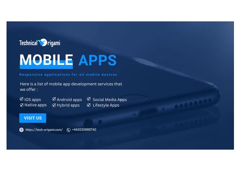 Mobile application development services company in UK | Technical Origami