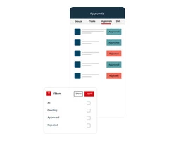 Now seeking and giving approvals is a breeze