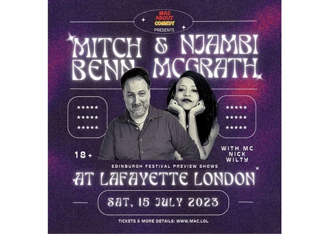 Edinburgh Fringe Festival Preview Shows with Mitch Benn & Njambi McGrath