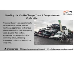 Unveiling the World of Scrape Yards A Comprehensive Exploration