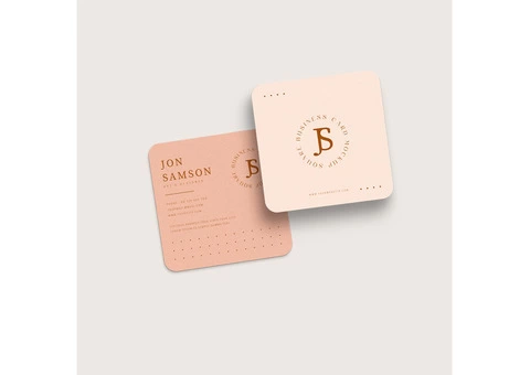 Square Business Cards Printing Shop in UK