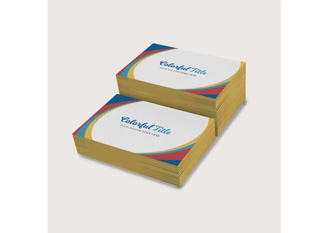 Coloured Edge Business Cards Printing Shop in Uk