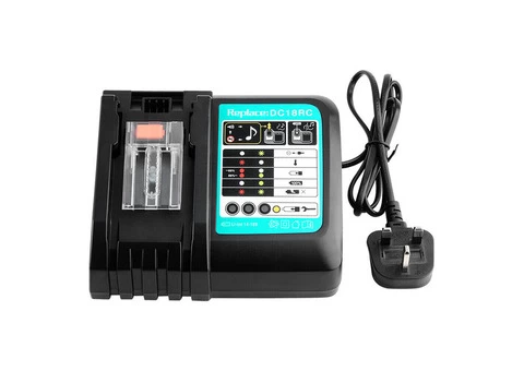 Makita DC18RC Battery Charger for BCL1830 BCL1850 BCL1860 Batteries