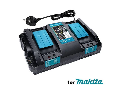 Makita DC18RD Twin Port Rapid Battery Charger for BL1850 BL1860