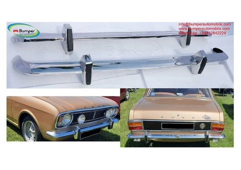 Ford Cortina MK2 bumpers with over rider (1966-1970) - 1/3