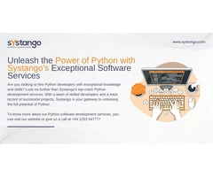 Unleash the Power of Python with Systango's Exceptional Software Services