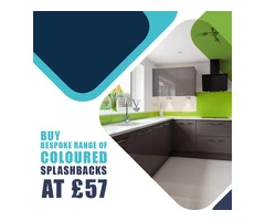 Buy Bespoke Range of Coloured Splashbacks at £57
