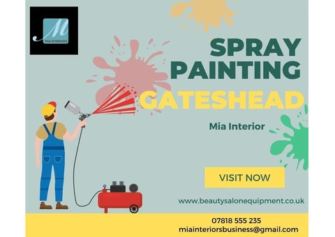Mia Interiors' spray painting in Gateshead transforms any space