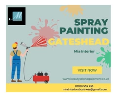 Mia Interiors' spray painting in Gateshead transforms any space