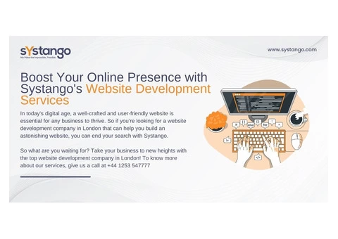 Boost Your Online Presence with Systango's Website Development Services