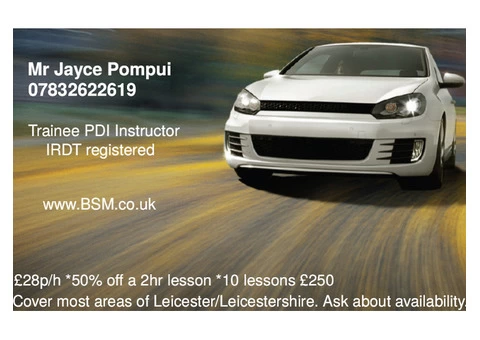 PDI Instructor Leicester/Derbyshire