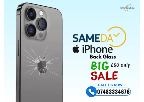 Apple iPhone Back Glass/Rear Glass Replacement Service London