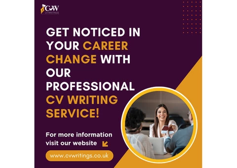 Get Noticed in Your Career Change with Our Professional CV Writing Service!